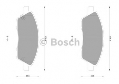 BOSCH 0 986 AB1 049 Тормозные колодки 