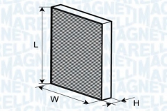 MAGNETI MARELLI 350203061590 Фильтр салона