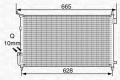 MAGNETI MARELLI 350203350000 Конденсатор кондиционера