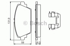 BOSCH 0 986 494 629 Тормозные колодки 