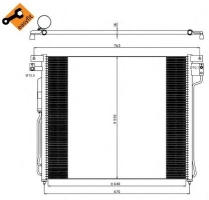 NRF 35582 Конденсатор кондиционера