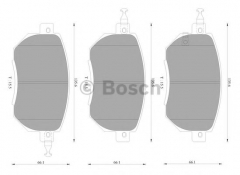 BOSCH 0 986 AB2 369 Тормозные колодки 