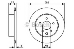 BOSCH 0 986 479 C12 Тормозной диск