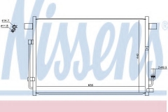 NISSENS 940403 Конденсатор кондиционера