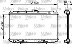 VALEO 734473 Радиатор охлаждения