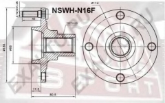 ASVA NSWH-N16F Ступица колеса