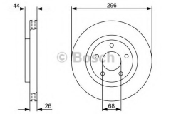 BOSCH 0 986 479 C04 Тормозной диск