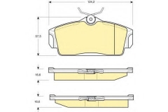 GIRLING 6131681 Тормозные колодки 