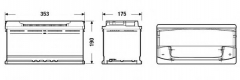 EXIDE EA1000 Аккумулятор АКБ