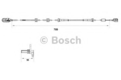 BOSCH 0 265 007 465 Датчик АБС