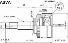 ASVA NS-65A44 ШРУС