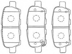 AISIN B2N095 Тормозные колодки 