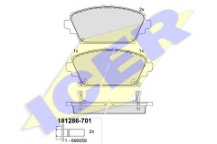 ICER 181286-701 Тормозные колодки 