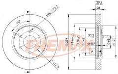 FREMAX BD-4200 Тормозной диск