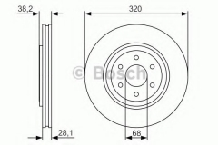 BOSCH 0 986 479 S35 Тормозной диск