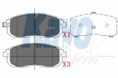 KAVO PARTS KBP-6557 Тормозные колодки 