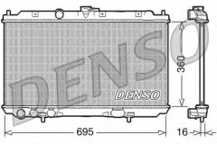 DENSO DRM46027 Радиатор охлаждения