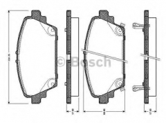 BOSCH 0 986 TB2 340 Тормозные колодки 