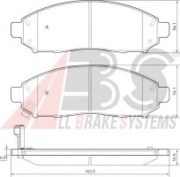 A.B.S. 37518 Тормозные колодки 