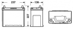 EXIDE EA456 Аккумулятор АКБ