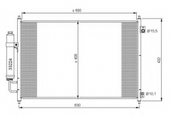 NRF 35873 Конденсатор кондиционера