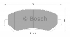 BOSCH 0 986 AB2 375 Тормозные колодки 