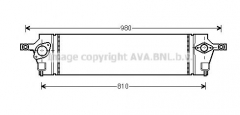 AVA QUALITY COOLING DNA4350 Интеркулер