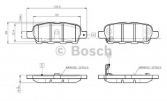 BOSCH 0 986 TB2 417 Тормозные колодки 