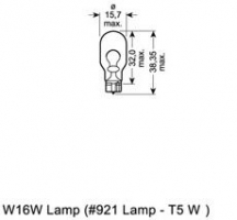 OSRAM 921-02B Лампа накаливания