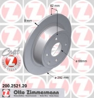 ZIMMERMANN 200.2521.20 Тормозной диск