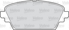 VALEO 598451 Тормозные колодки 