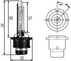 HELLA 8GS 007 949-261 Лампа накаливания