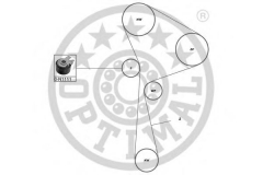 OPTIMAL SK-1487 Комплект ремня ГРМ