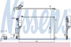 NISSENS 940417 Конденсатор кондиционера