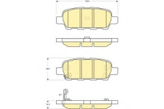 GIRLING 6132949 Тормозные колодки 