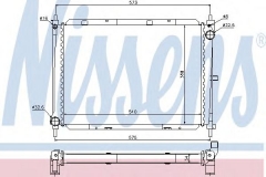 NISSENS 68729 Радиатор охлаждения
