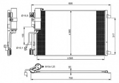 NRF 35974 Конденсатор кондиционера