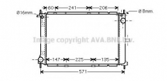 AVA QUALITY COOLING DN2249 Радиатор охлаждения