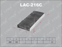 LYNXauto LAC-216C Фильтр салона