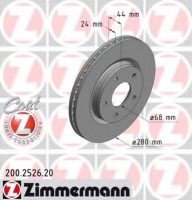 ZIMMERMANN 200.2526.20 Тормозной диск