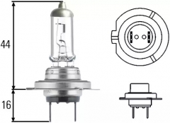 HELLA 8GH 007 157-551 Лампа накаливания, фара дальнего света