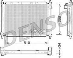 DENSO DRM46037 Радиатор охлаждения