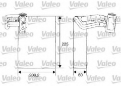 VALEO 817682 Испаритель кондиционера