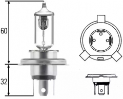 HELLA 8GJ 002 525-981 Лампа накаливания, фара дальнего света