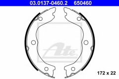 ATE 03.0137-0460.2 Колодки ручного тормоза