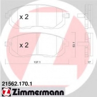 ZIMMERMANN 21562.170.1 Тормозные колодки 