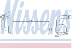 NISSENS 95444 Осушитель кондиционера