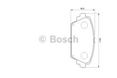 BOSCH 0 986 424 791 Тормозные колодки 