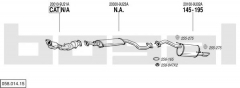 BOSAL 058.014.15 Система выпуска ОГ
