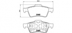 BREMBO P 59 044 Тормозные колодки 